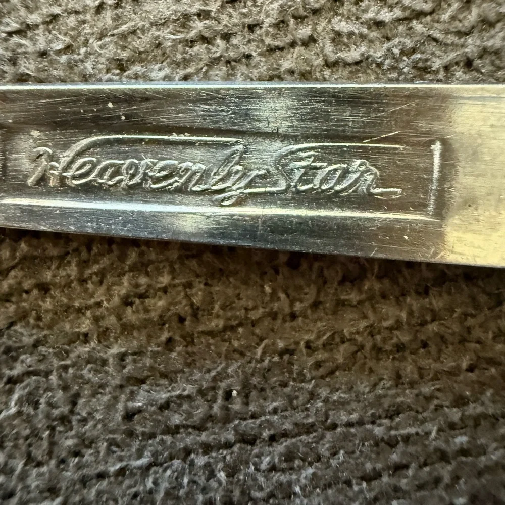 Heavenly Star Long Ice Tea‎ Spoon Atomic Star Burst Stainless MCM Japan